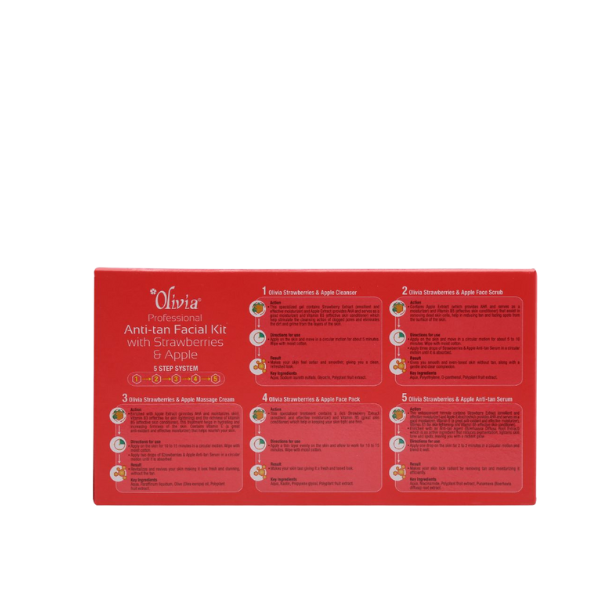 Olivia Professional Anti-tan Facial Strawberries And Apple 400gm