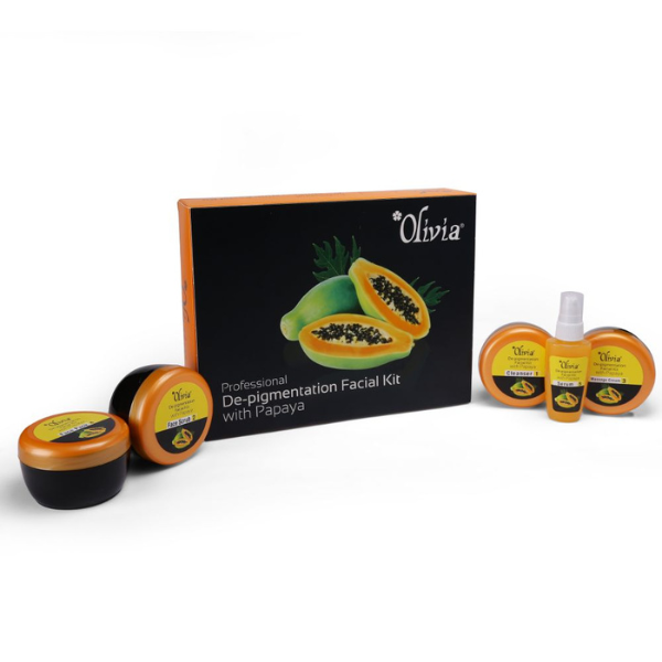 Olivia Professional De-Pigmentation Facial Kit With Papaya 400gm