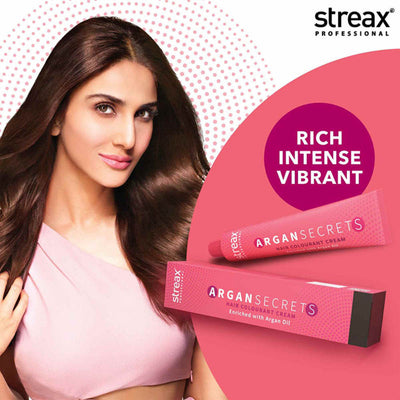Streax Professional Argan Secrets Hair Colourant Cream - Flame Red 0.6