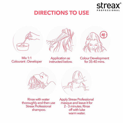 Streax Professional Developer 40 Volume 12% For Hair Colour With Argan Secrets Colourant Hair Color 1000ml