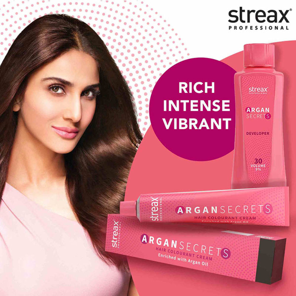 Streax Professional Developer 20 Volume 6% For Hair Color With Argan Secrets Colourant 1000ml