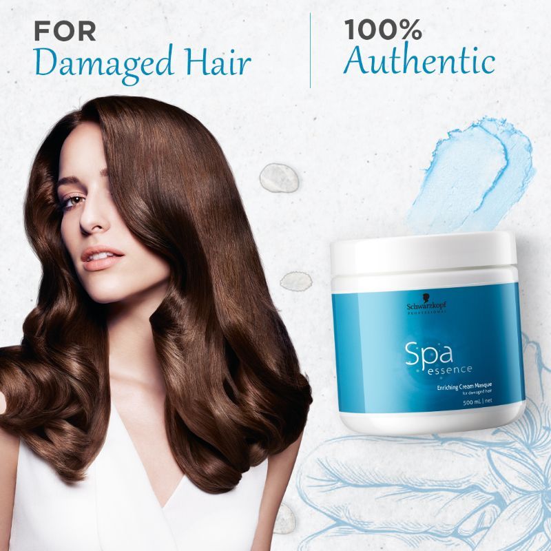 Schwarzkopf Professional Spa Essence Enriching Cream Masque for Damaged Hair (500ml)