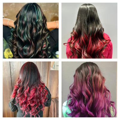 Streax Professional Hold & Play Funky Colours, Hair Color, 100g - Flirty Red