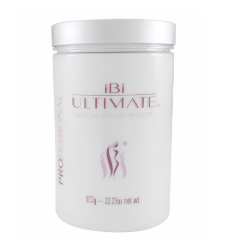 IBI Ultimate French Crystal Clear Acrylic Powder for Nail Art (630gm)