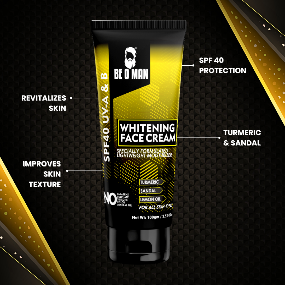 Be O Man Whitening Face Cream – Brighten & Hydrate (Available in 100ml & 500ml)