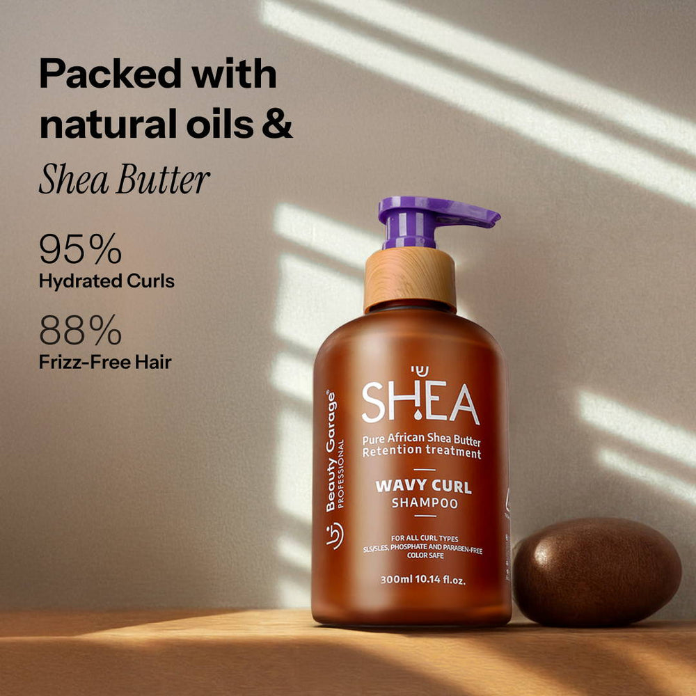 Beauty Garage Shea Wavy Curl Shampoo 300ml