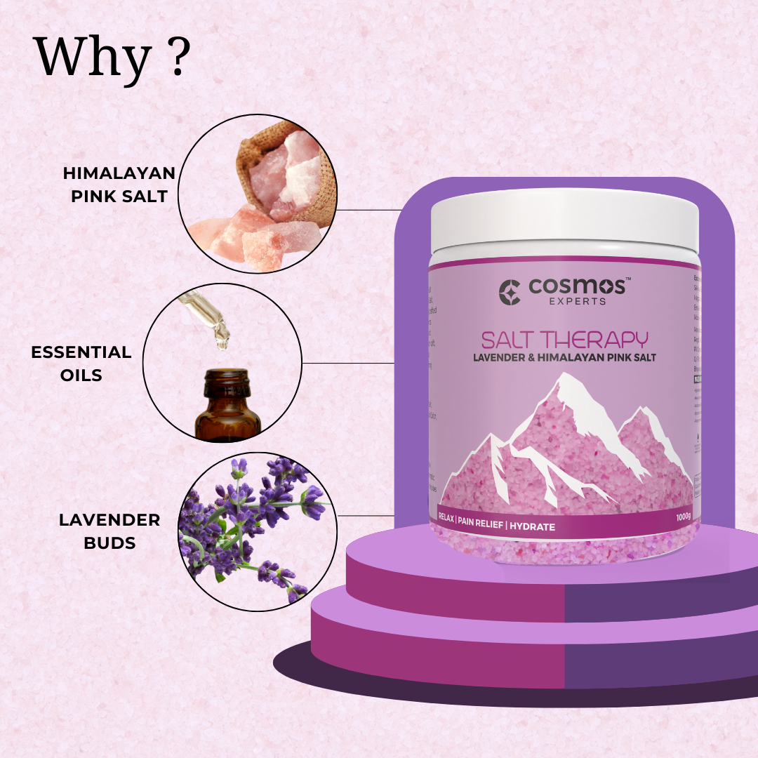 Cosmos Experts Bath Salt Lavender (500gm, 1000gm, 4Kg)