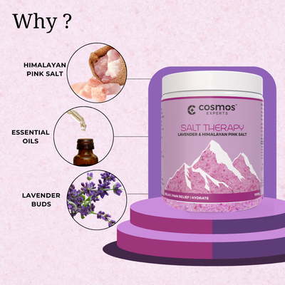 Cosmos Experts Bath Salt Lavender (500gm, 1000gm, 4Kg)