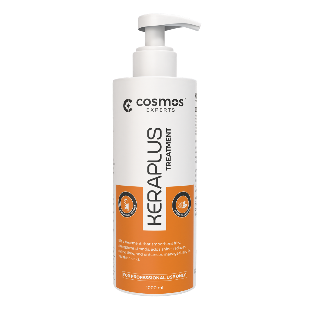 Cosmos Experts Keraplus Treatment – Advanced Hair Repair & Smoothening Formula (Available in 100ml, 500ml, & 1000ml)