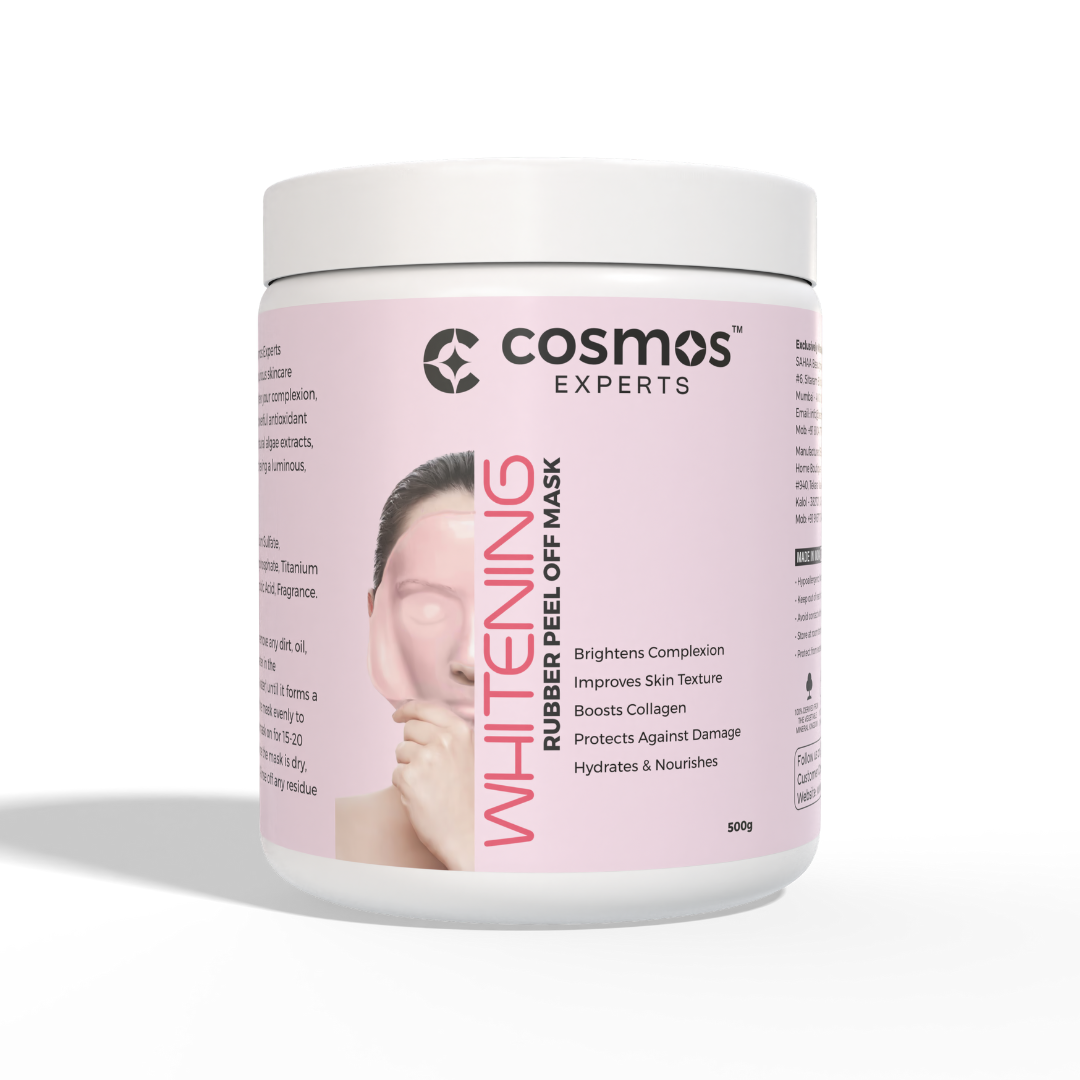 Cosmos Experts Rubber Peel Off Mask - Whitening (Available in 150gm, 500gm & 1000gm)