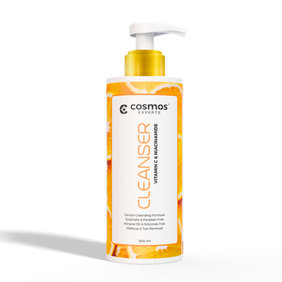 Cosmos Experts Vitamin C Cleanser – Brightening & Hydrating Face Wash (Available in 200ml & 500ml)