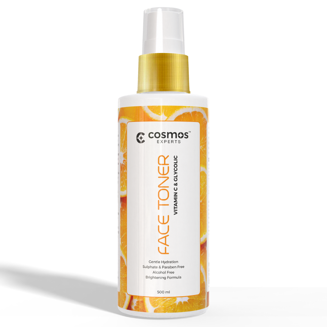 Cosmos Experts Vitamin C Toner – Brightening & Hydrating Skin Refresh (Available in 200ml & 500ml)