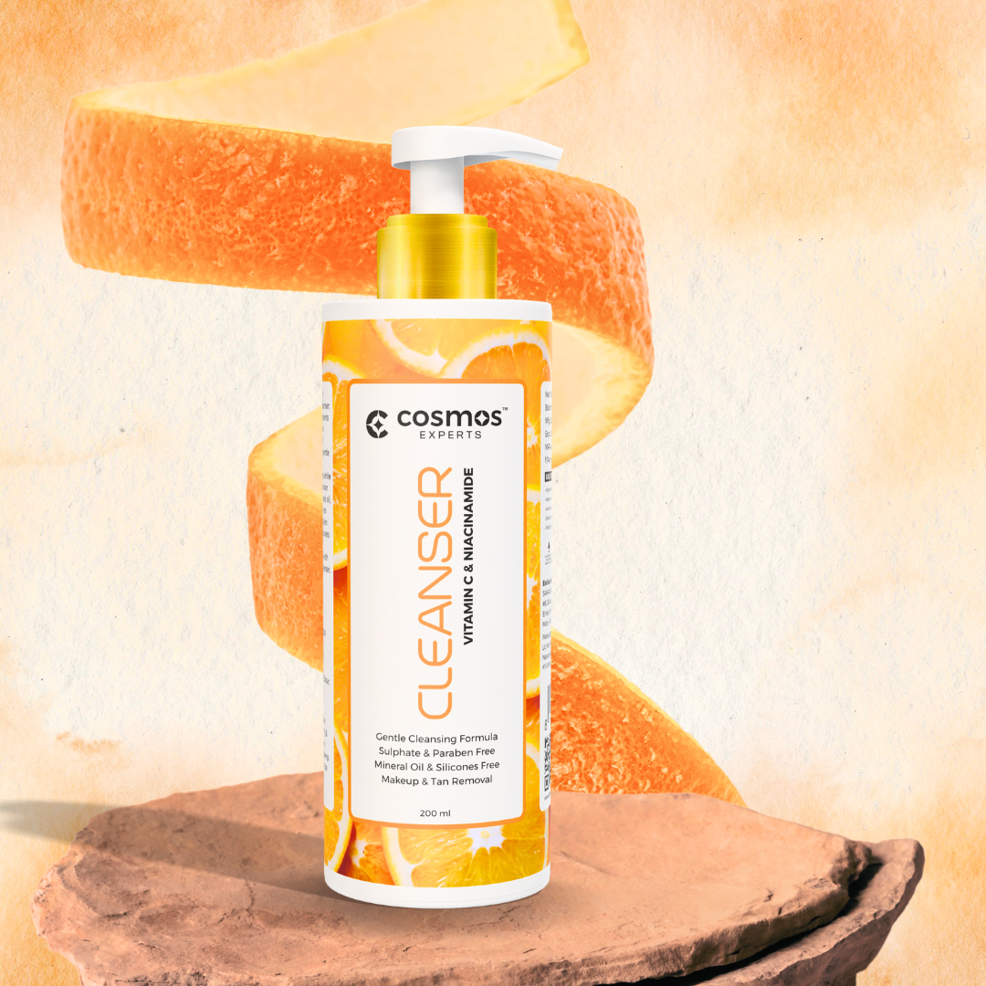 Cosmos Experts Vitamin C Cleanser – Brightening & Hydrating Face Wash (Available in 200ml & 500ml)