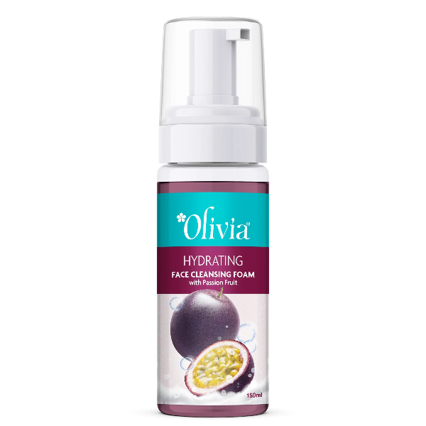 Olivia Hydrating Face Cleansing Foam with Passion Fruit
