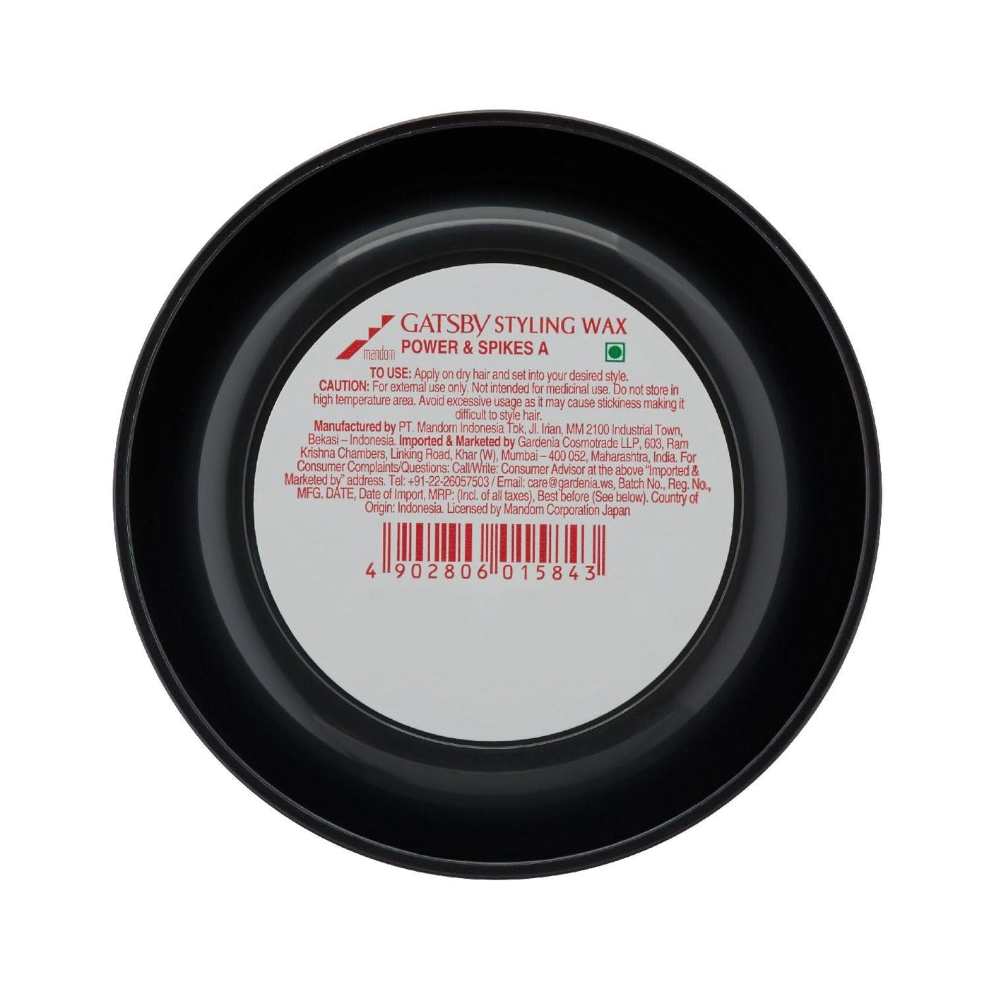 Gatsby Hair Styling Wax - Power & Spikes 75gm For Men