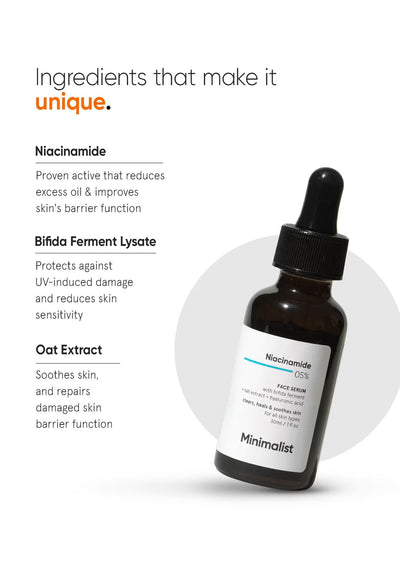 Minimalist Niacinamide 5% Face Serum