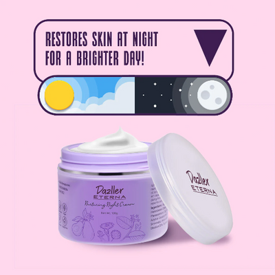 Dazller Eterna Nurturing Night Cream, Non-Greasy,Avocado,Jojoba,Calendula & Sal Resin Extracts  (100 g)