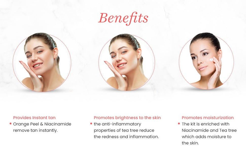 O3+ D-tan Facial Kit With Peel Off Mask