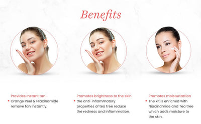 O3+ D-tan Facial Kit With Peel Off Mask