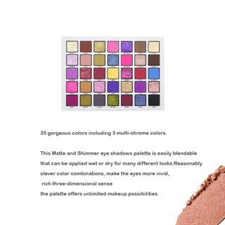 Shopaarel Spectrum-1 - 35 Color Eyeshadow Palette
