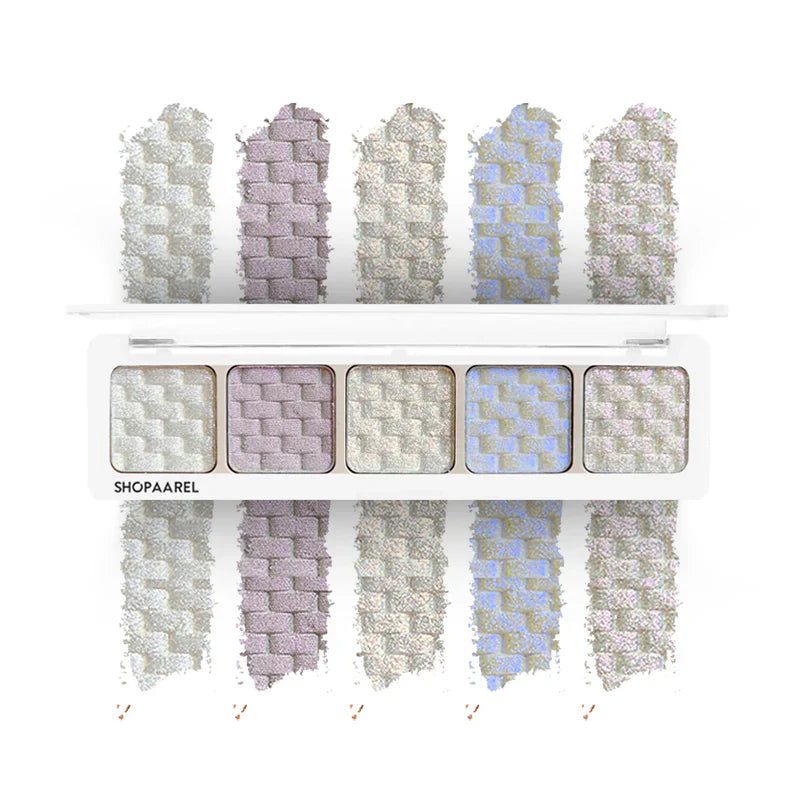 Shopaarel Sparkle 5 Color Eyeshadow Palette - Twilight