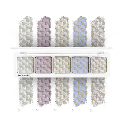 Shopaarel Sparkle 5 Color Eyeshadow Palette - Twilight