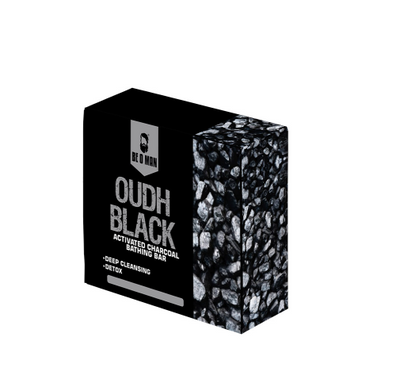 BEOMAN Bathing Bar - Oudh Black & Activated Charcoal (125g)