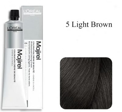 L’Oreal Majirel 5 Light Brown - 50gm