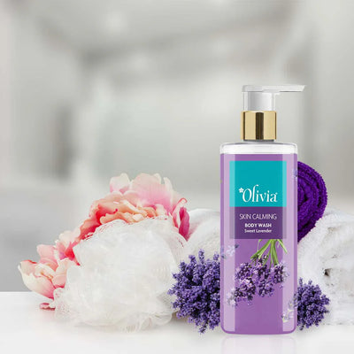 Olivia Skin Calming Body Wash with Sweet Lavender