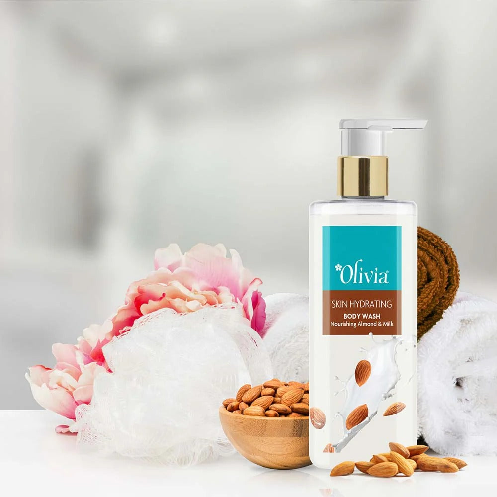 Olivia Skin Hydrating Body Wash with Nourishing Almond and Milk