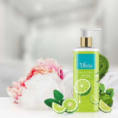 Olivia Skin Soothing Body Wash with Aromatic Kaffir Lime