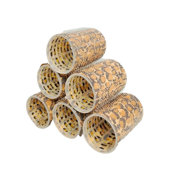 Hair Roller Leopard Design in Small Size 6pcs