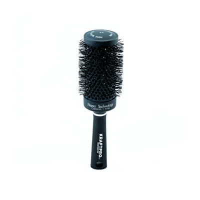 KRAFTPRO 53MM Thermal Ceramic & Ionic Tech & Anti-Static Round Hair Brush For Blow Drying, Curling & Straightening Add Volume & Shine