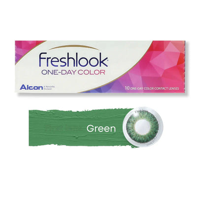 Alcon Freshlook One Day Colour Contact Lens in (Green  Blue Pure Hazel)