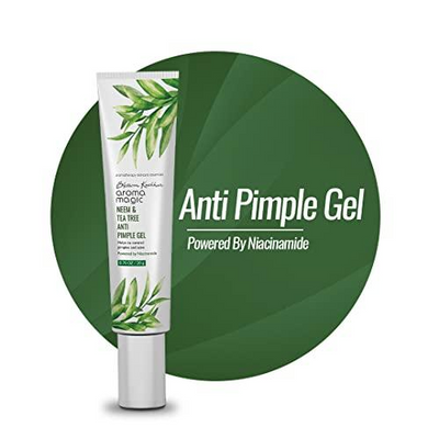 Aroma Magic Neem & Tea Tree Anti Pimple Gel - 20gm (Powred by Niacinamide)