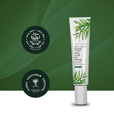Aroma Magic Neem & Tea Tree Anti Pimple Gel - 20gm (Powred by Niacinamide)