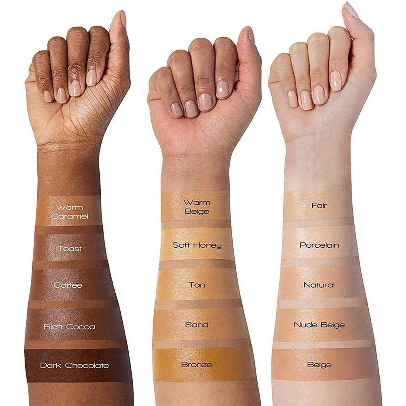 L.A. Girl PRO Coverage HD Foundation (Soft Honey, Beige, Nude Beige, Natural, Porcelain, Fair)