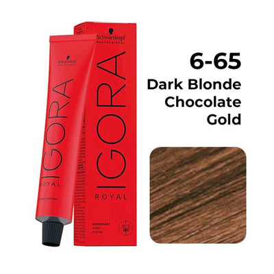 Schwarzkopf Professional Igora Royal Permanent Color Creme (6-65 Dark Blonde Chocolate Gold)
