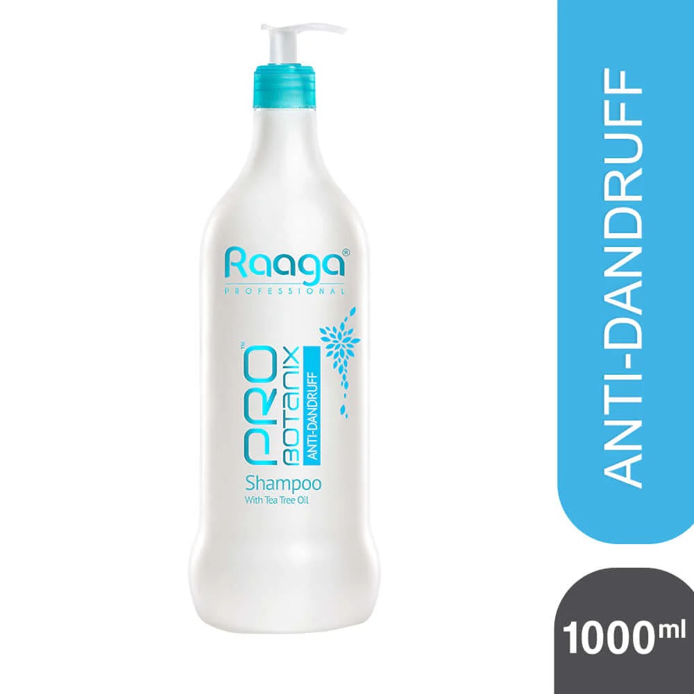 Raaga Professional Pro Botanix Anti-Dandruff Shampoo with Tea Tree Oil | Fights Dandruff, Itchiness & Flakes