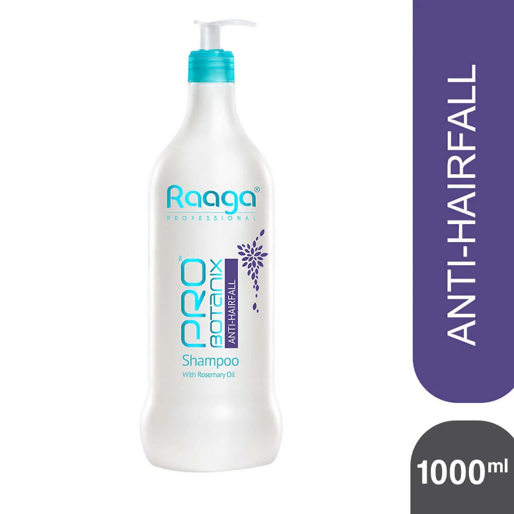 Raaga Professional Pro Botanix Anti-Hair Fall Shampoo with Rosemary Oil | Strengthens Hair & Reduces Breakage | For Men & Women