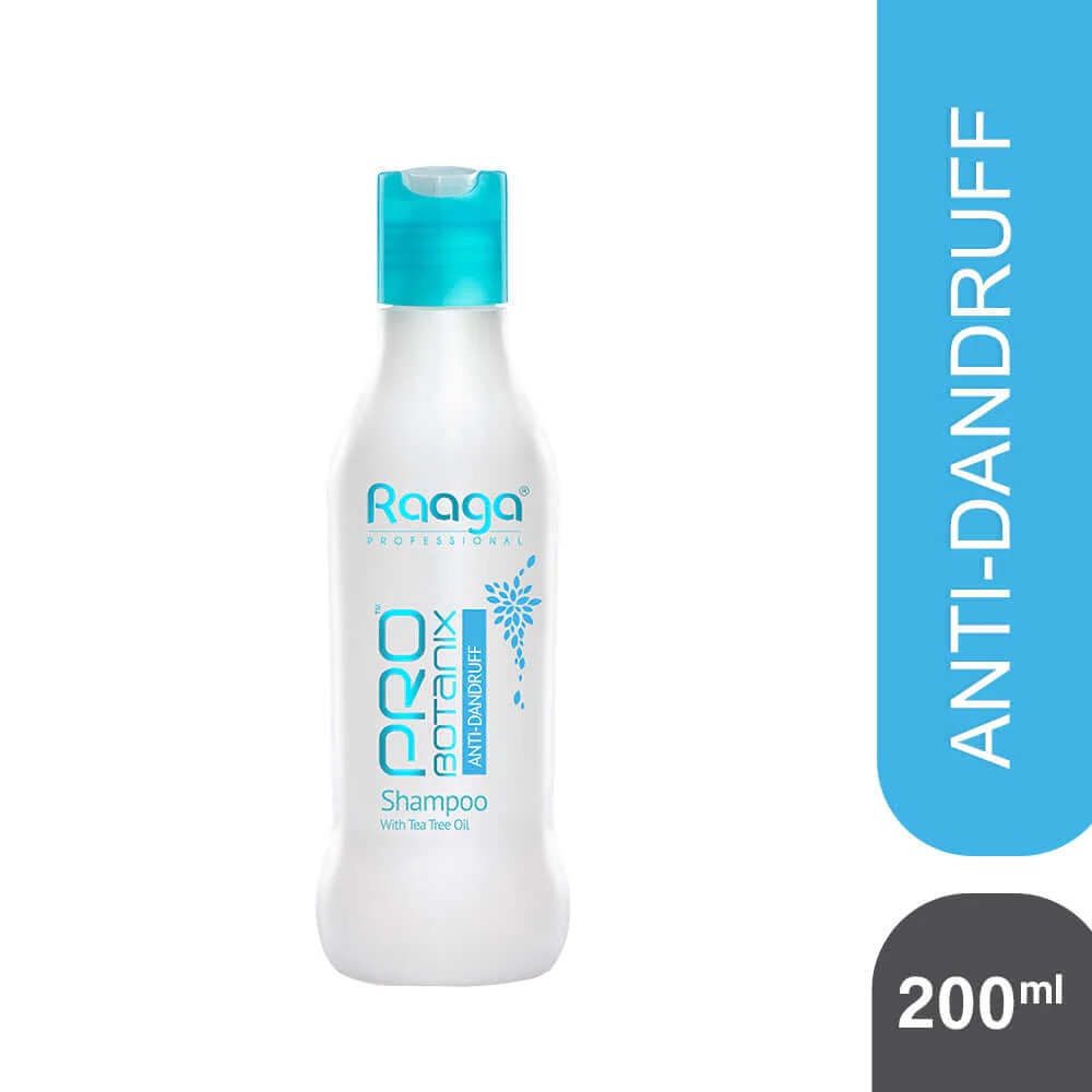Raaga Professional Pro Botanix Anti-Dandruff Shampoo with Tea Tree Oil | Fights Dandruff, Itchiness & Flakes