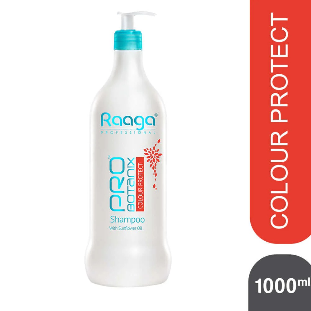Raaga Professional Pro Botanix Colour Protect Shampoo with Sunflower Oil | UV Protection & Vibrancy for Color-Treated Hair