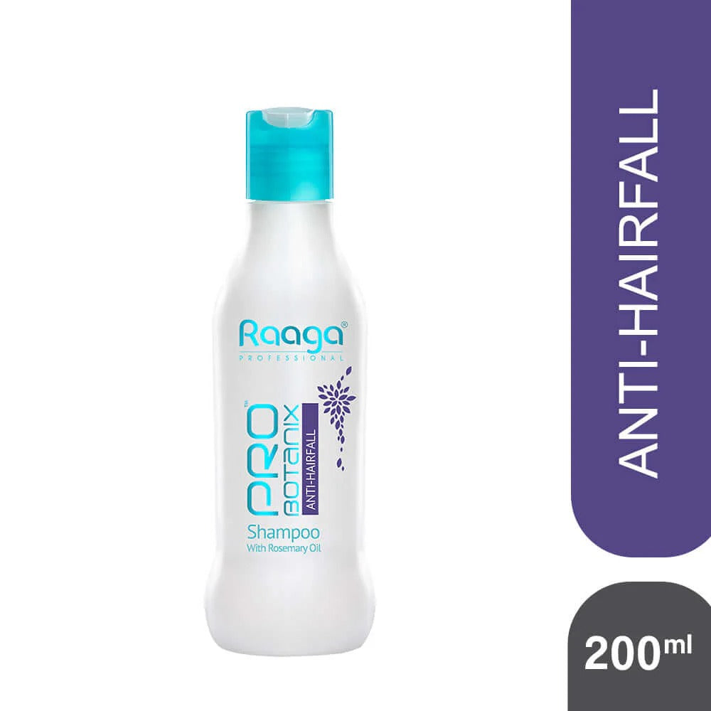 Raaga Professional Pro Botanix Anti-Hair Fall Shampoo with Rosemary Oil | Strengthens Hair & Reduces Breakage | For Men & Women