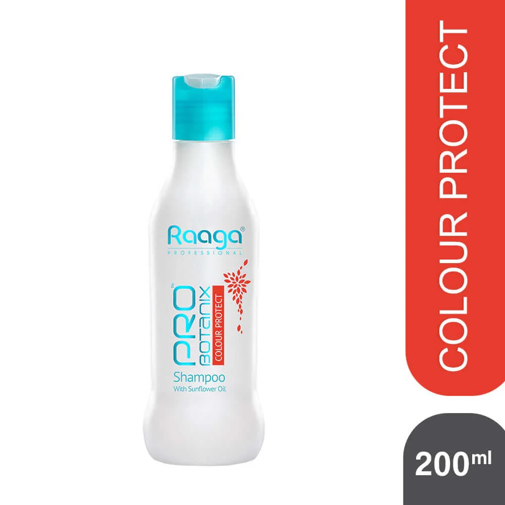 Raaga Professional Pro Botanix Colour Protect Shampoo with Sunflower Oil | UV Protection & Vibrancy for Color-Treated Hair