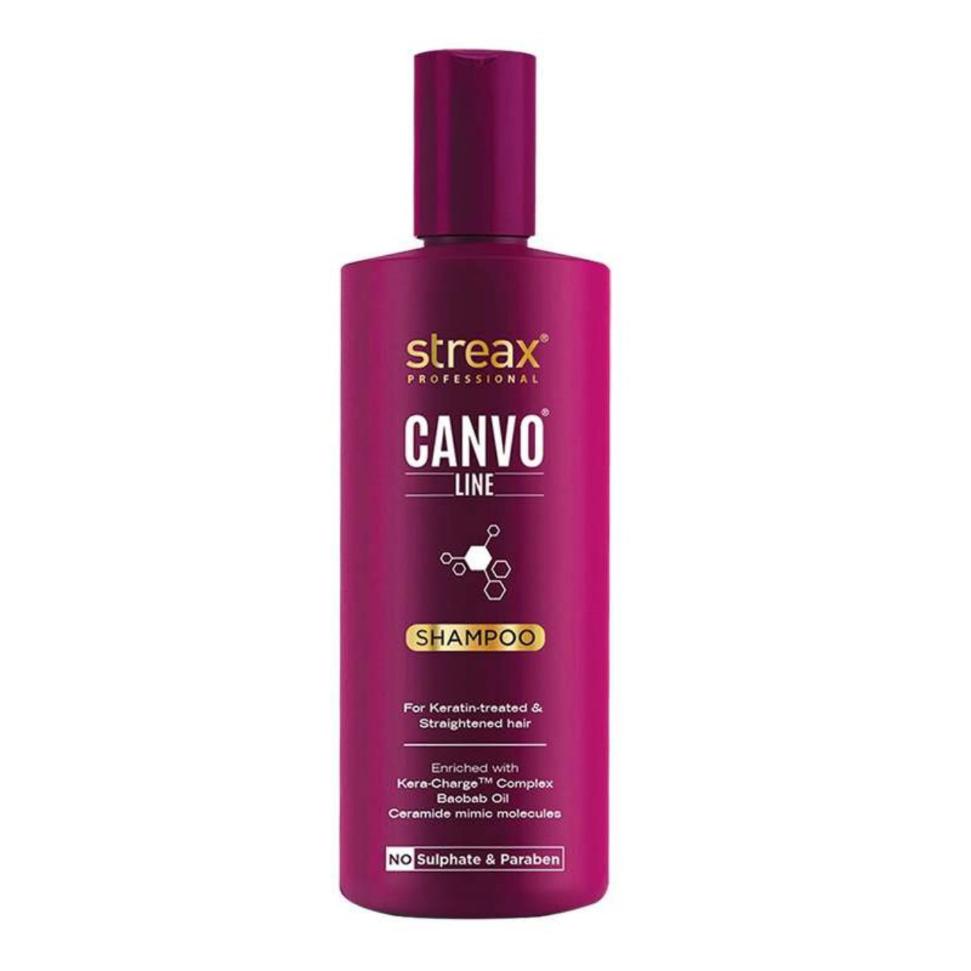 Streax Professional Canvoline Straightening Post Care Shampoo – 300ml