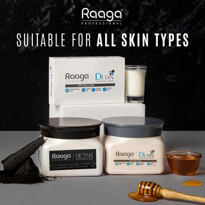 Raaga Professional De-Tan Pack | Tan Removal Cream with Kojic Acid & Milk (500gm)