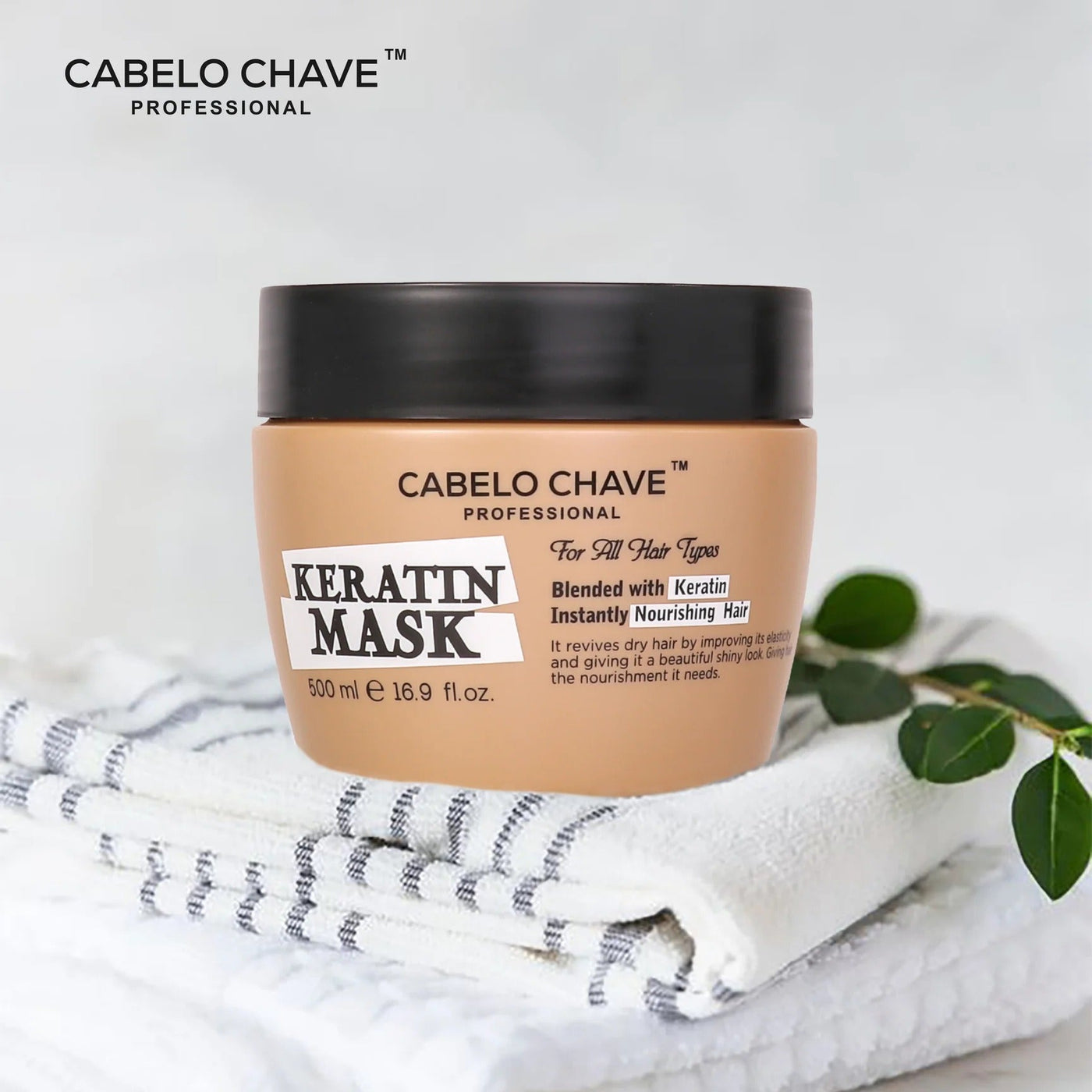CABELO CHAVE Keratin Hair Mask for Men & Women - 500ml