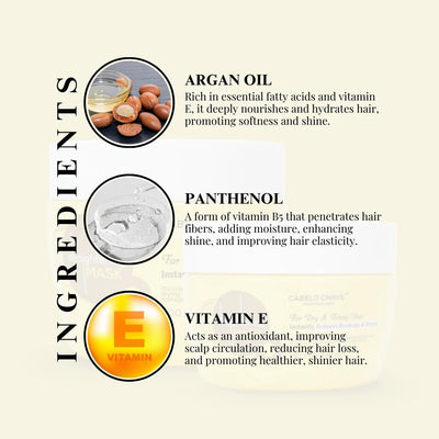 Cabelo Chave Straightening Mask – Smooth & Sleek Hair Solution