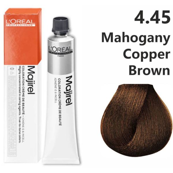 L'oreal Professionnel Paris Majirel - 4.45 (Mahogany Copper Brown)