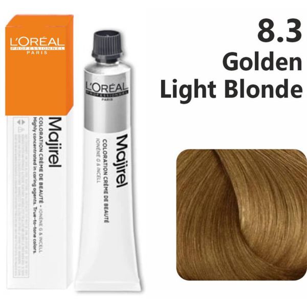 L'oreal Professionnel Paris Majirel - 8.3 (Golden Light Blonde)